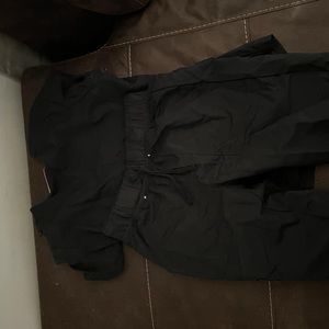 Black jogger scrubs